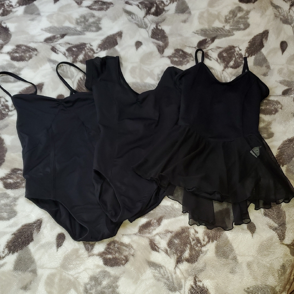 Lot Of 3 Ballet Dance Leotards Ballet Rosa So Danca